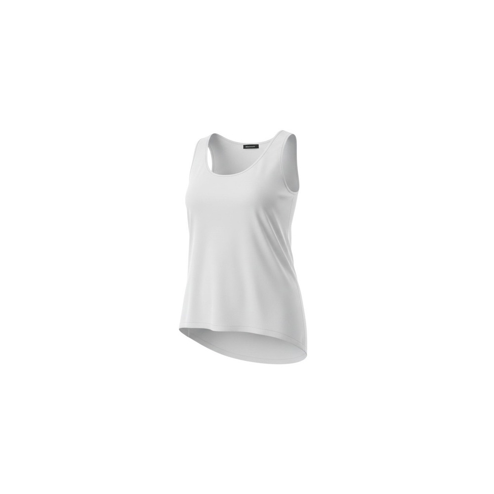 Modaflame Tank Top Womens S White High-Low Hem Scoop Neck Sleeveless 71851